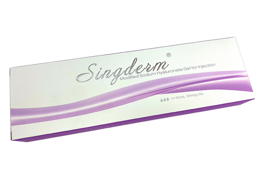 سینکدرم فرآیند فرمولاسیون تک فازی غلظت 24mg/ml هیالورونیک اسید ترکیب اسید هیالورونیک و 0.3% لیدوکائین قابل استفاده برای صورت